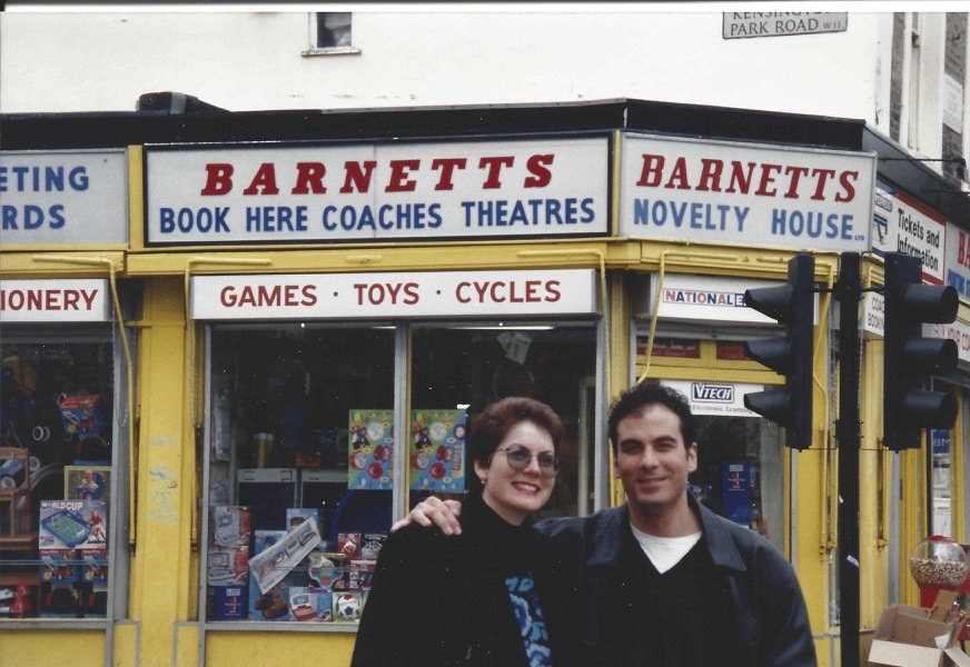 Tamara [& Geoffrey], and Jay Weiss in London