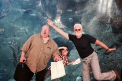 Matthew and Quercus with Tamara and Geoffrey at Seattle Aquarium: July 2014